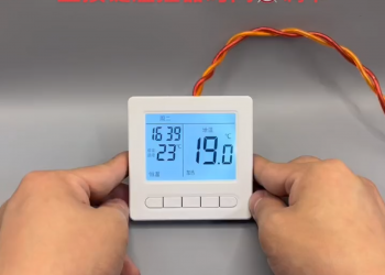 五按键温控器时间调节