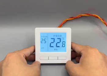 三按键温控器儿童锁